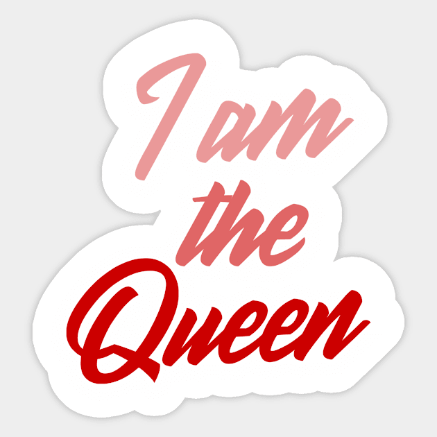 Queen Sticker by KazSells